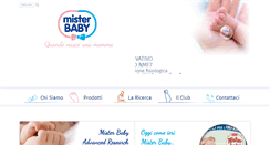 Desktop Screenshot of misterbaby.it